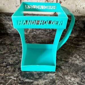 Vintage Aqua Handi Holder